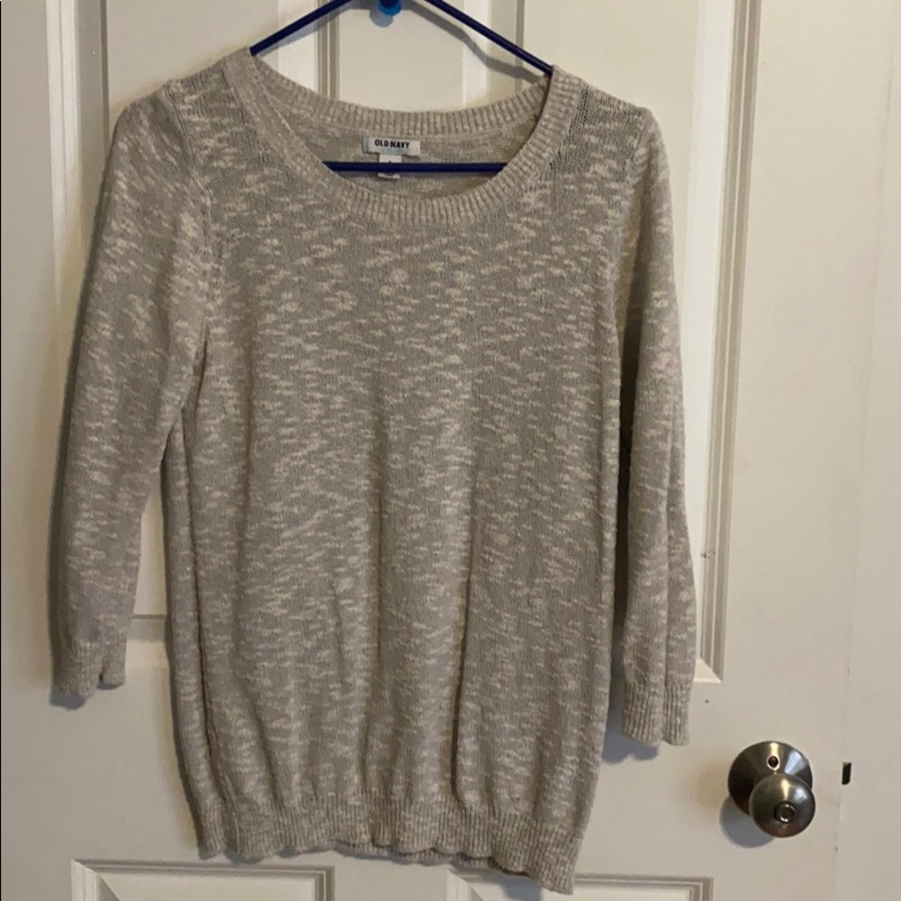 Gray sweater